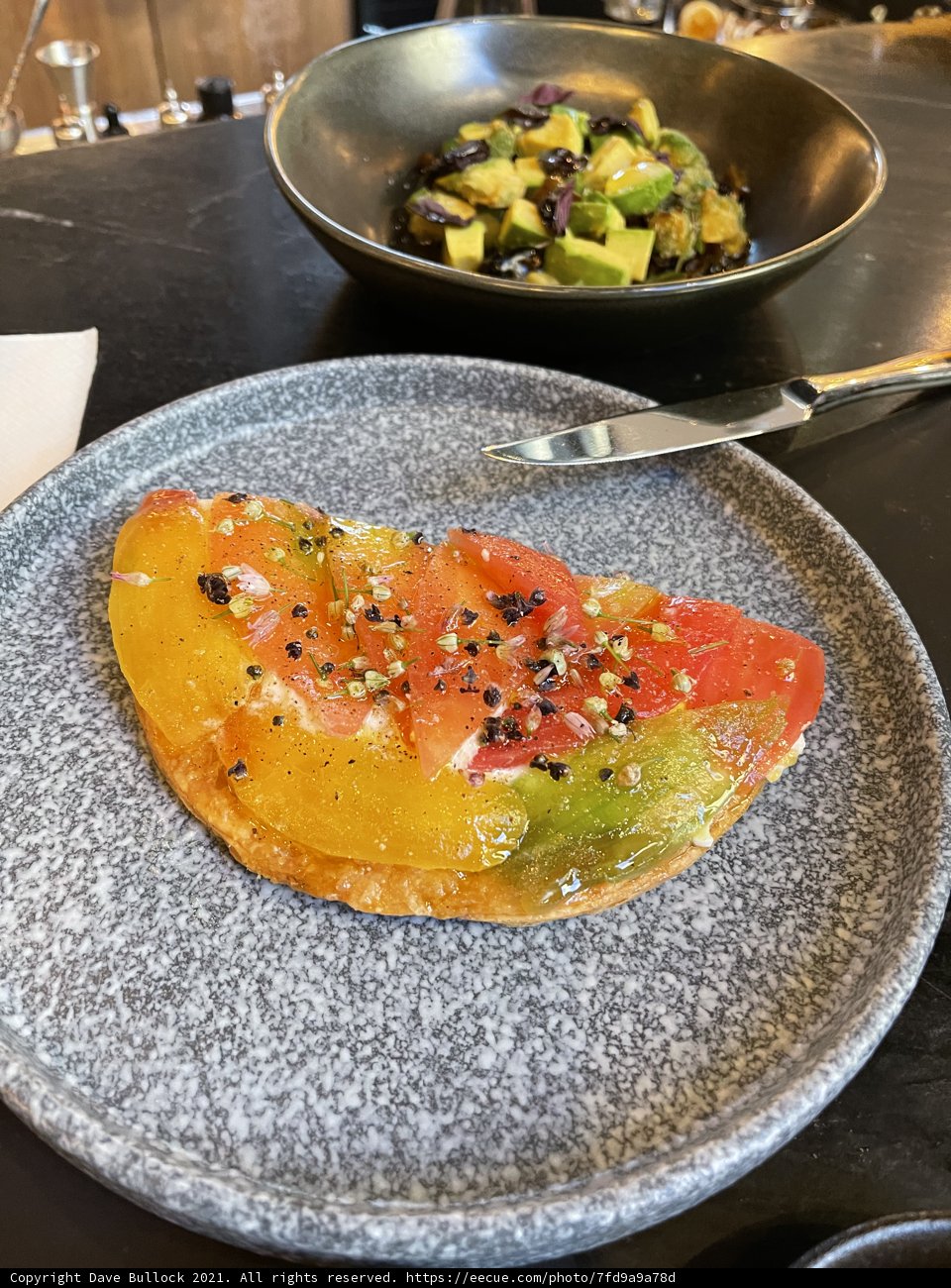 Pizza and Salad Plate