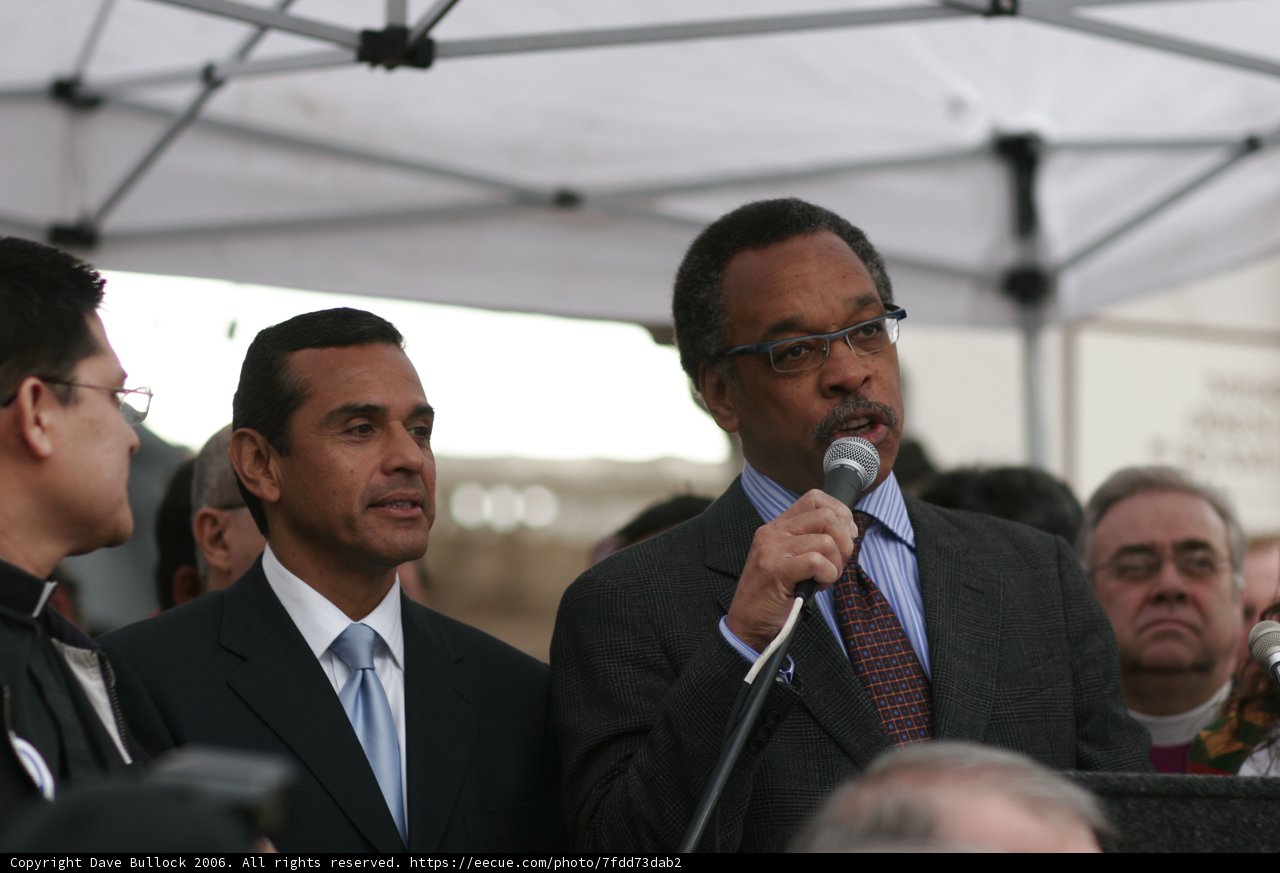 Antonio Villaraigosa Speaking at Press Conference