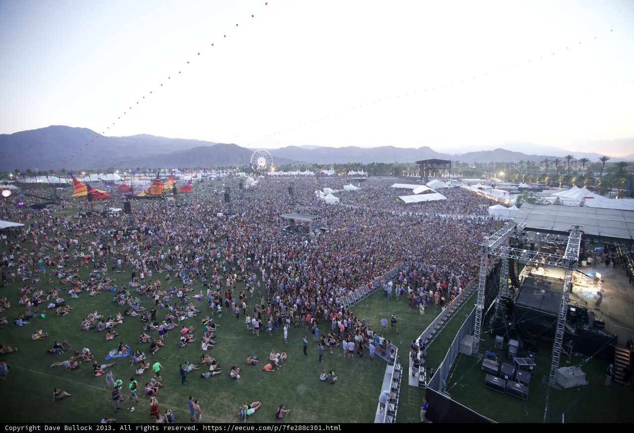 Euphoric Energy: A Sea of Concert-Goers at Coachella 2013