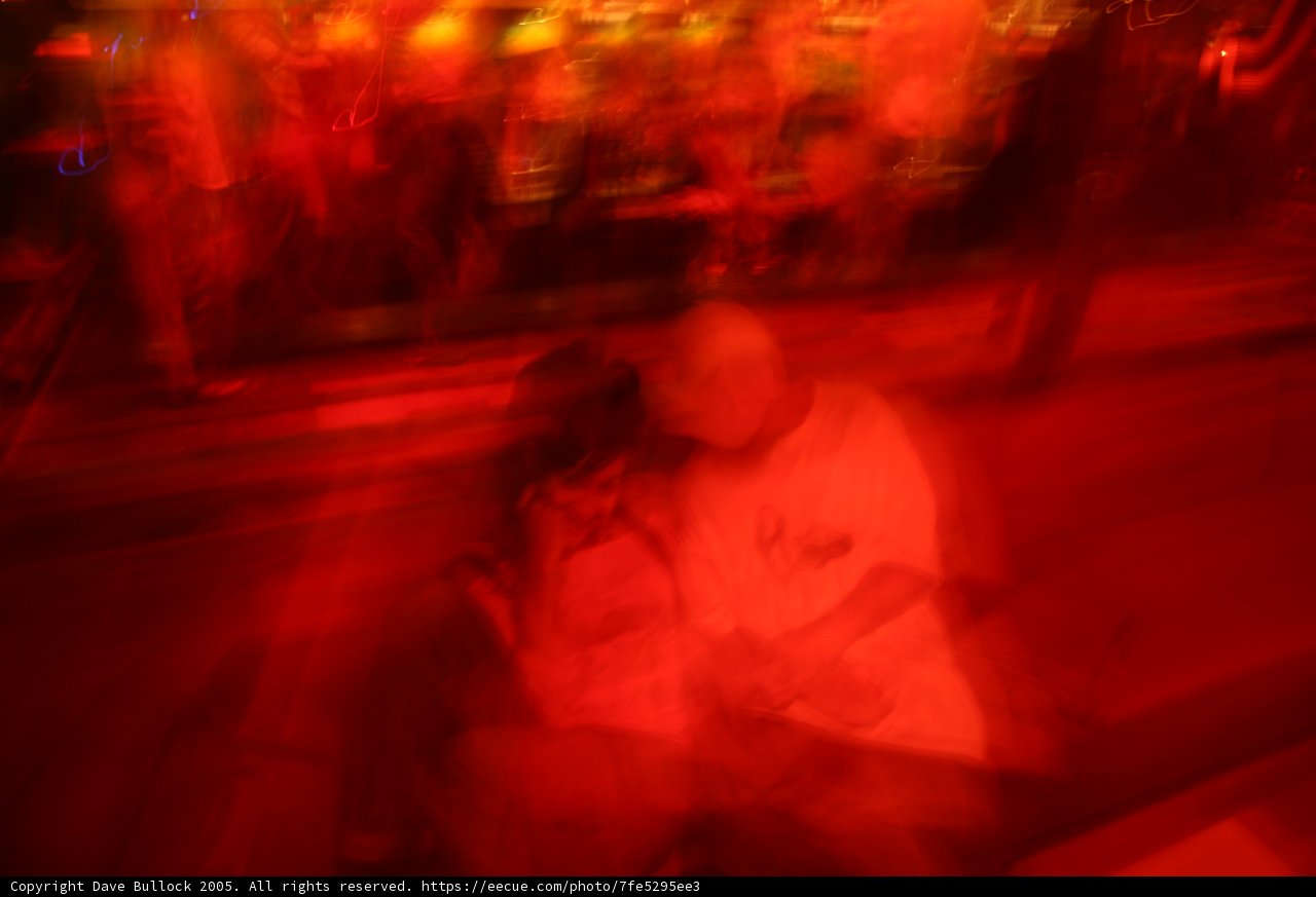 Blurred Romance in the Night Club District