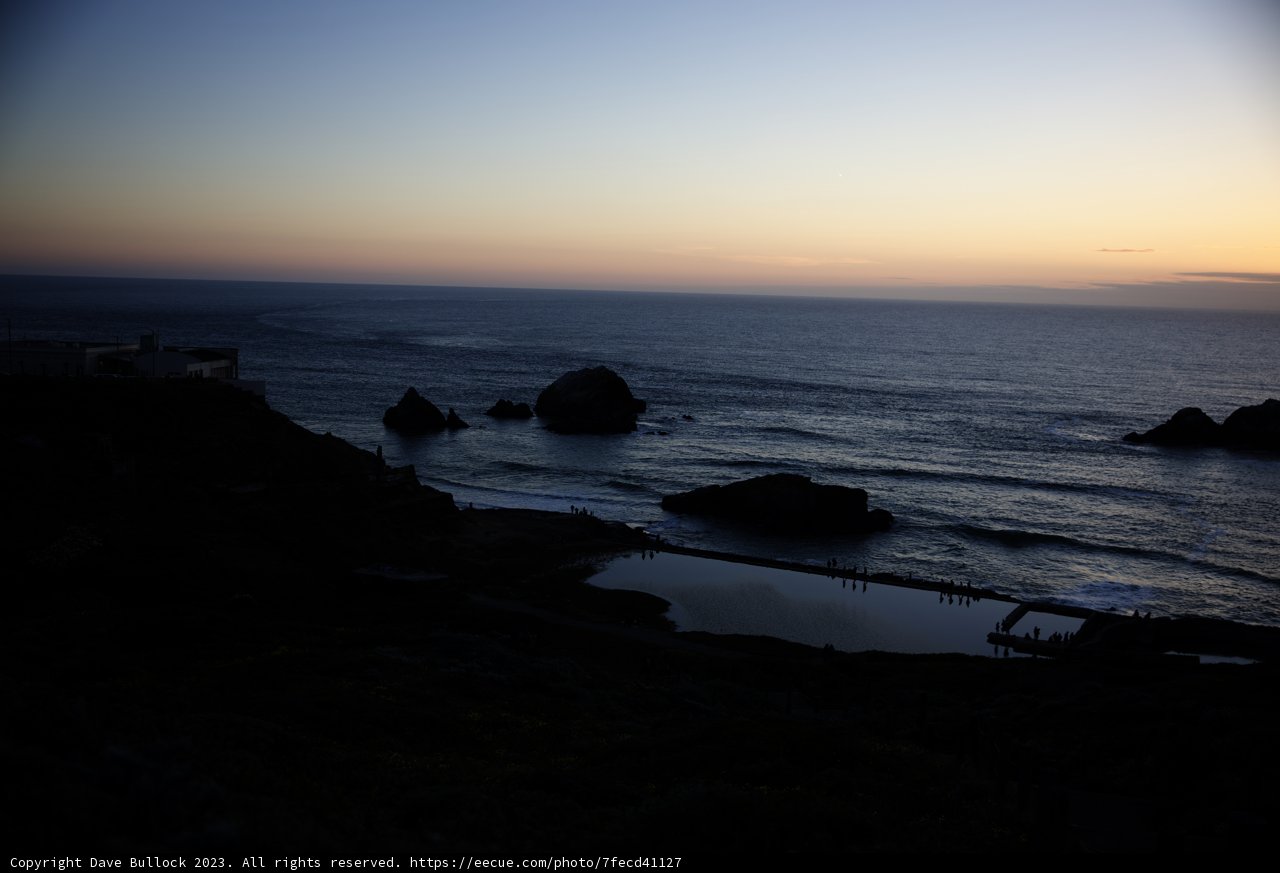 Enchanting Sunset at Sutro Baths