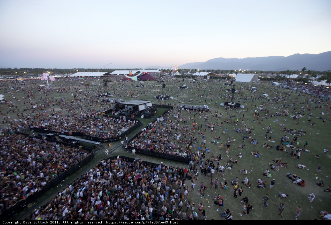 Coachella 2011: A Bird's Eye View of the Thrilling Concert Crowd