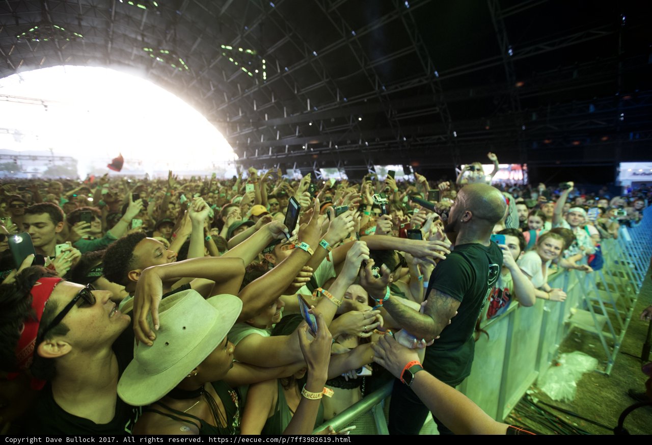 Urban Crowd at Coachella Concert