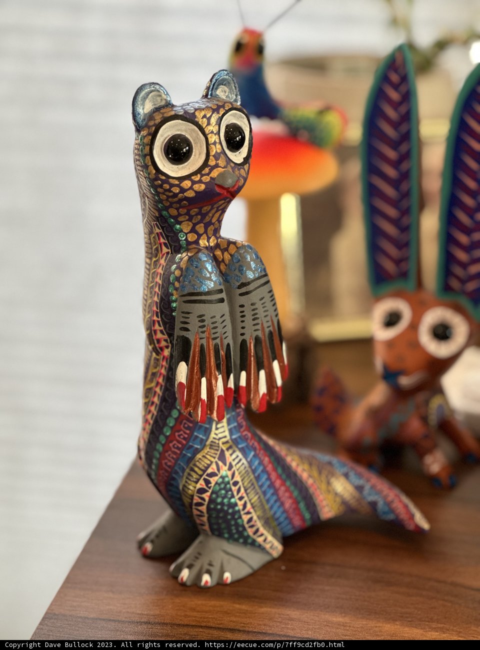 Colorful Handcrafted Animal Figurine