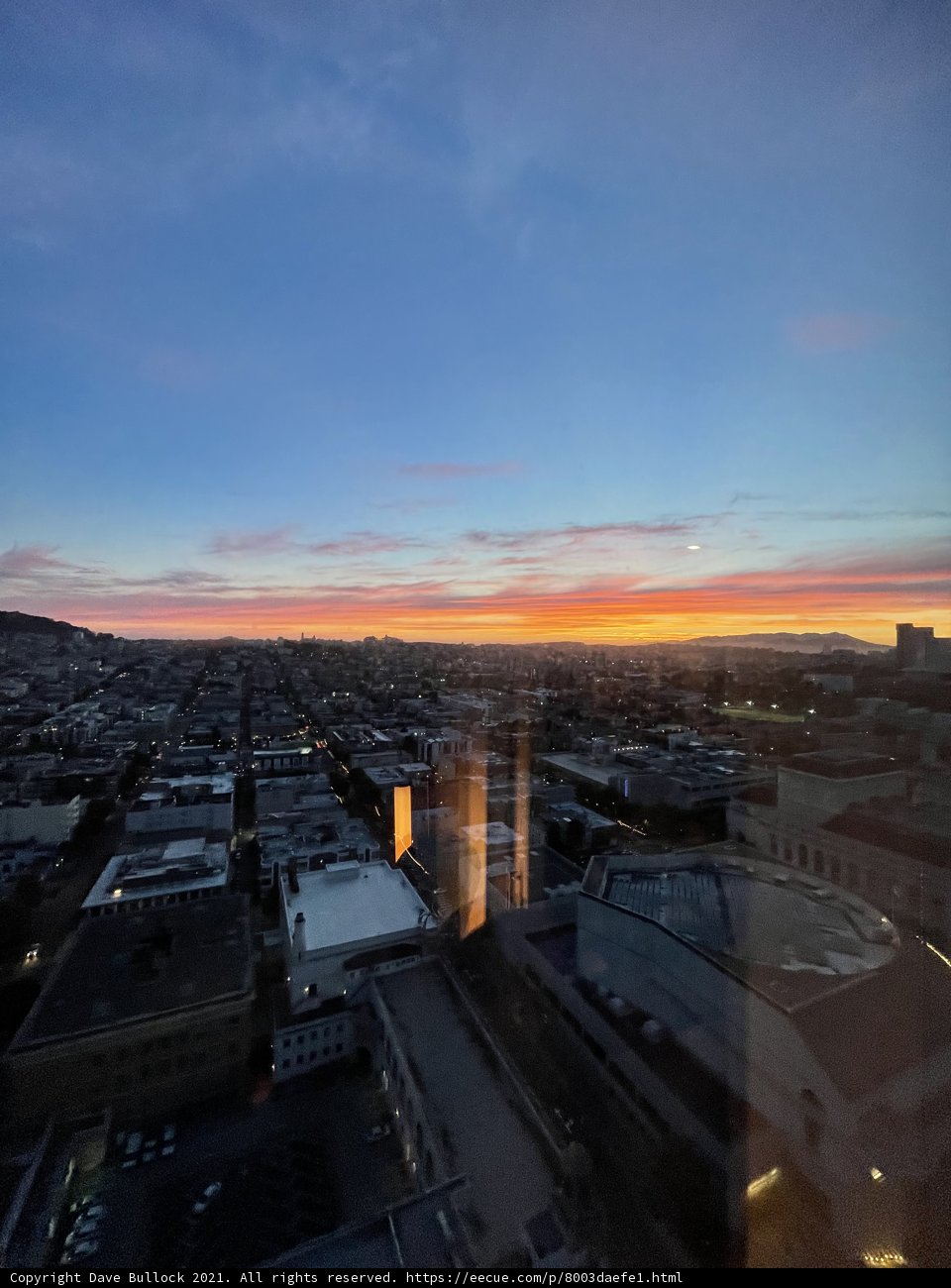 Golden Hour Over San Francisco's Urban Landscape