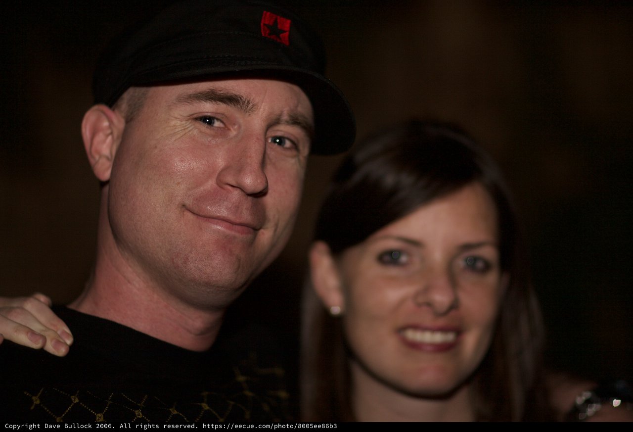 Eric and Penelope Share a Candid Nightlife Moment