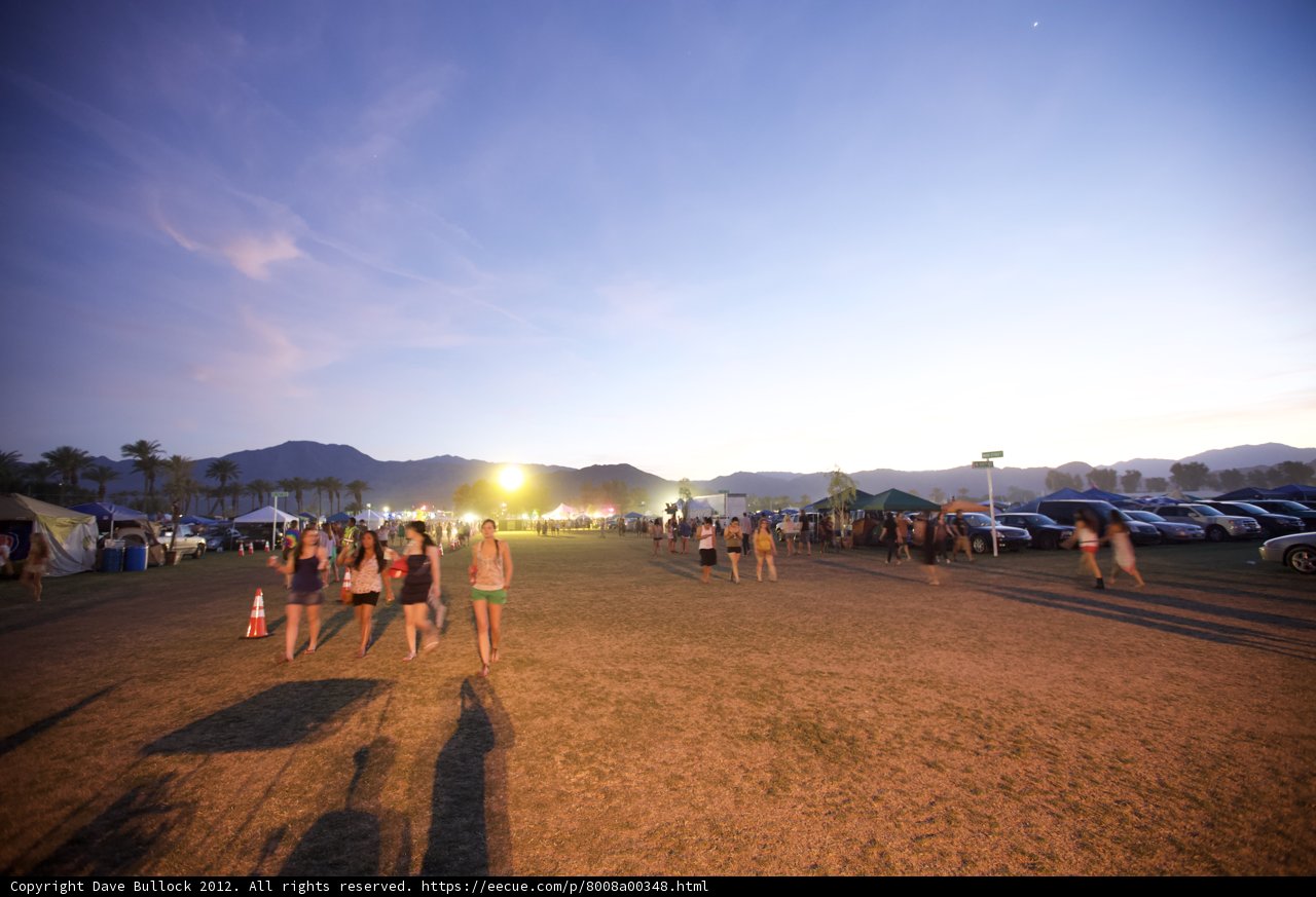 Dusk Stroll at Coachella