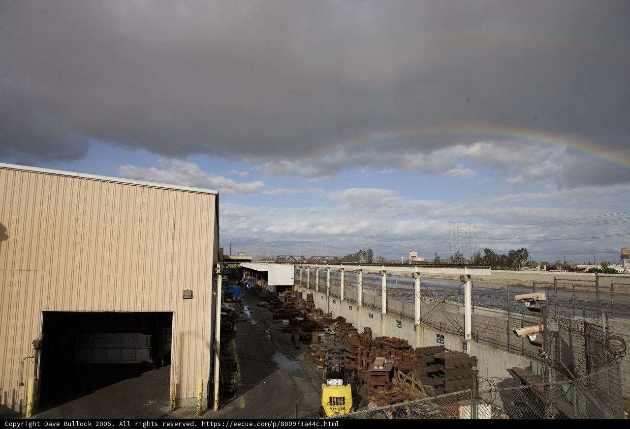 Rainbow over Warehouse