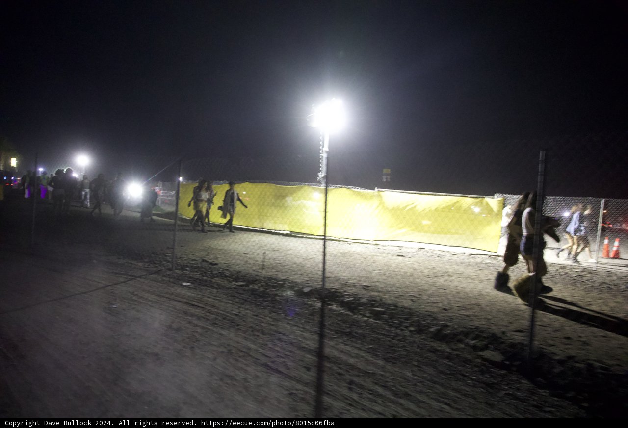 Nighttime Wanderers at Coachella 2024