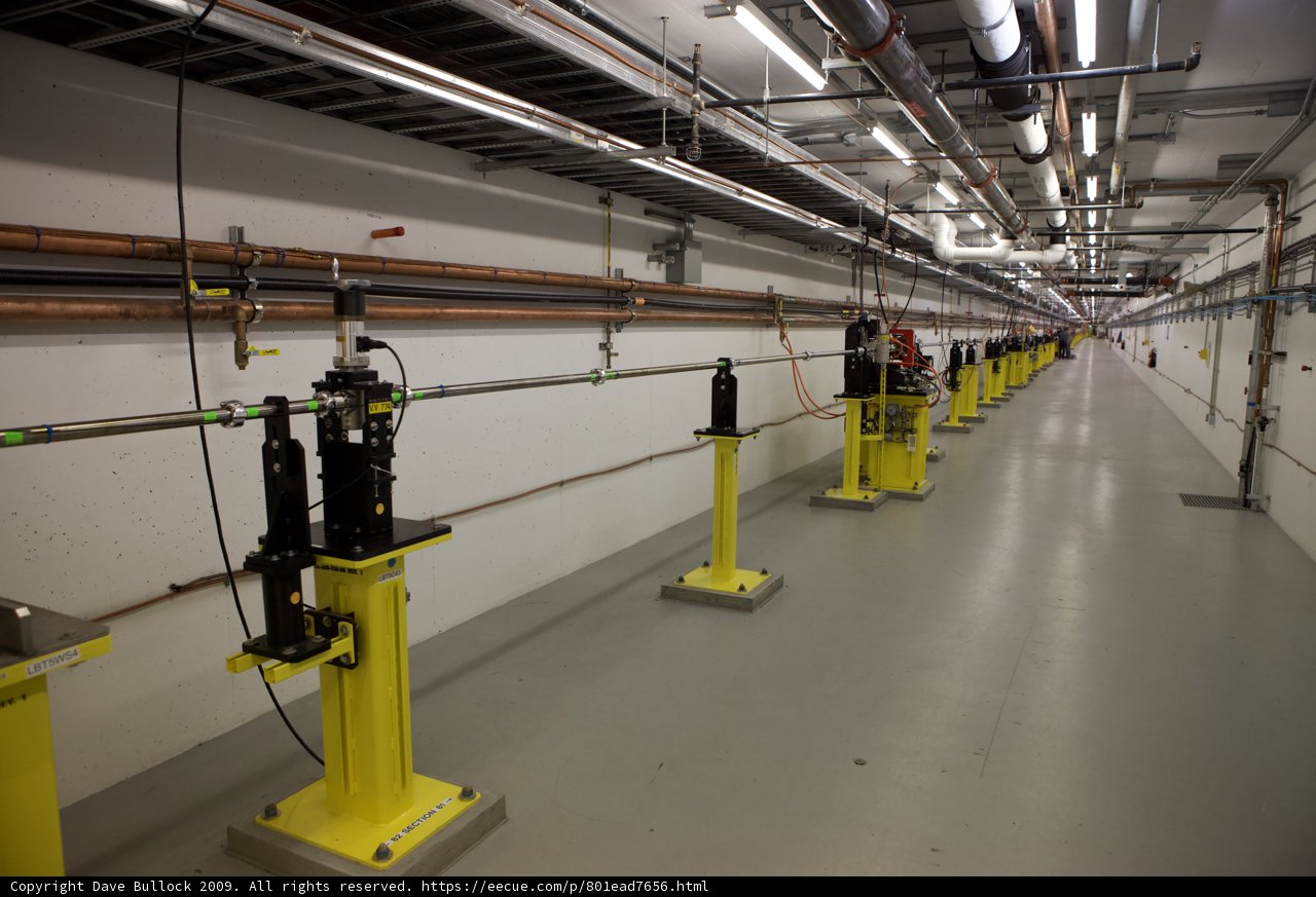 Inside a Factory: A Long Hallway