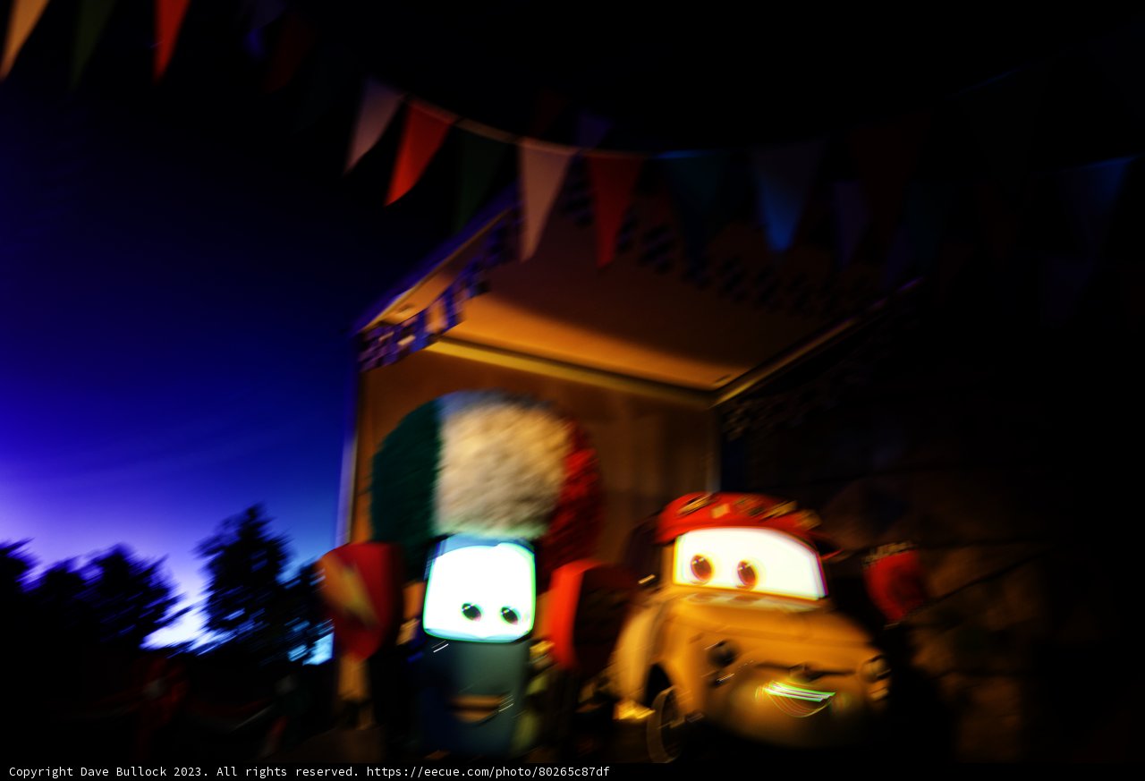 Flags and Wheels at Disneyland