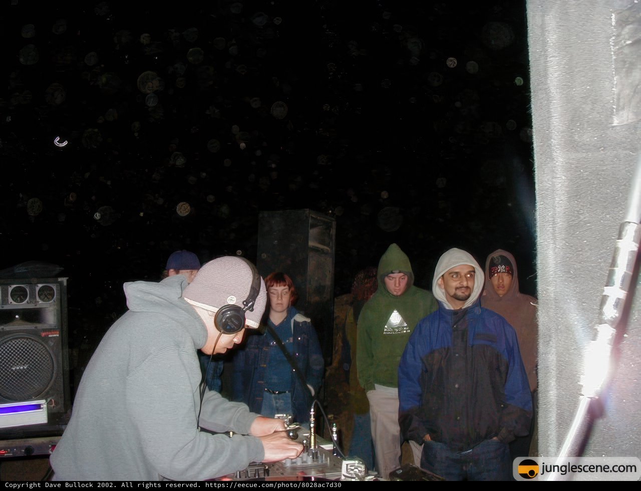 Hoodie Deejay Gets the Party Started