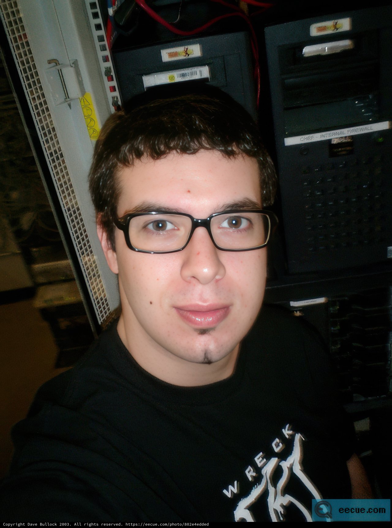 Dave B in Front of his Computer