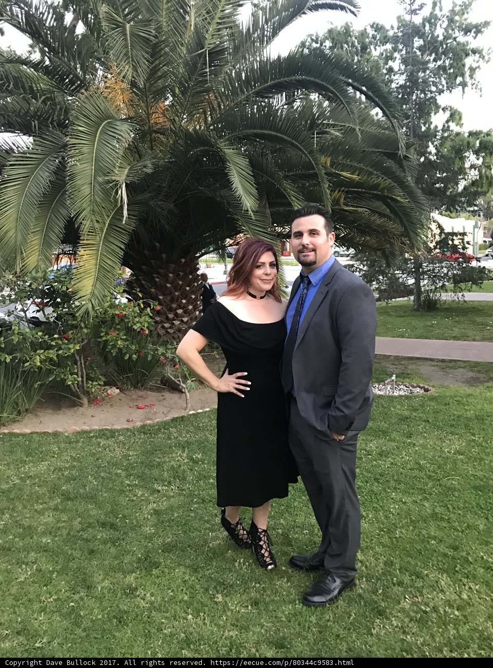 Formal Attire in the Palm Grove