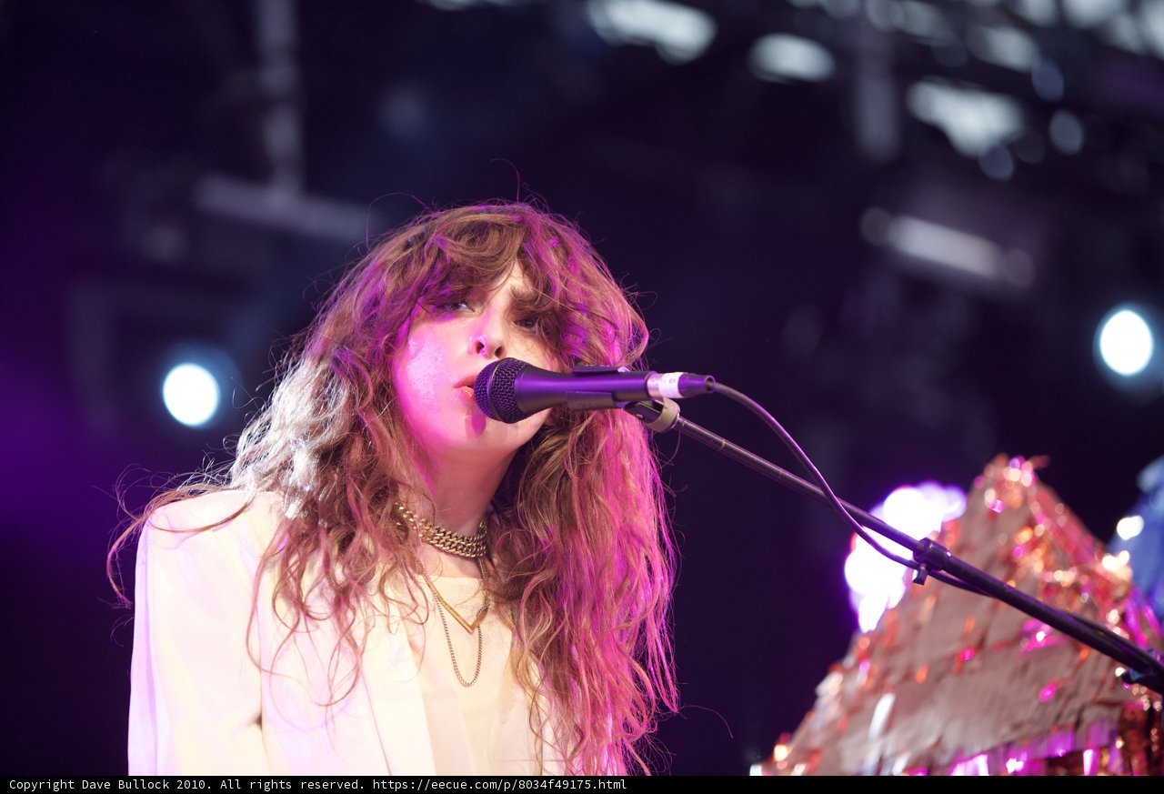 Victoria Legrand Performing at Coachella 2010