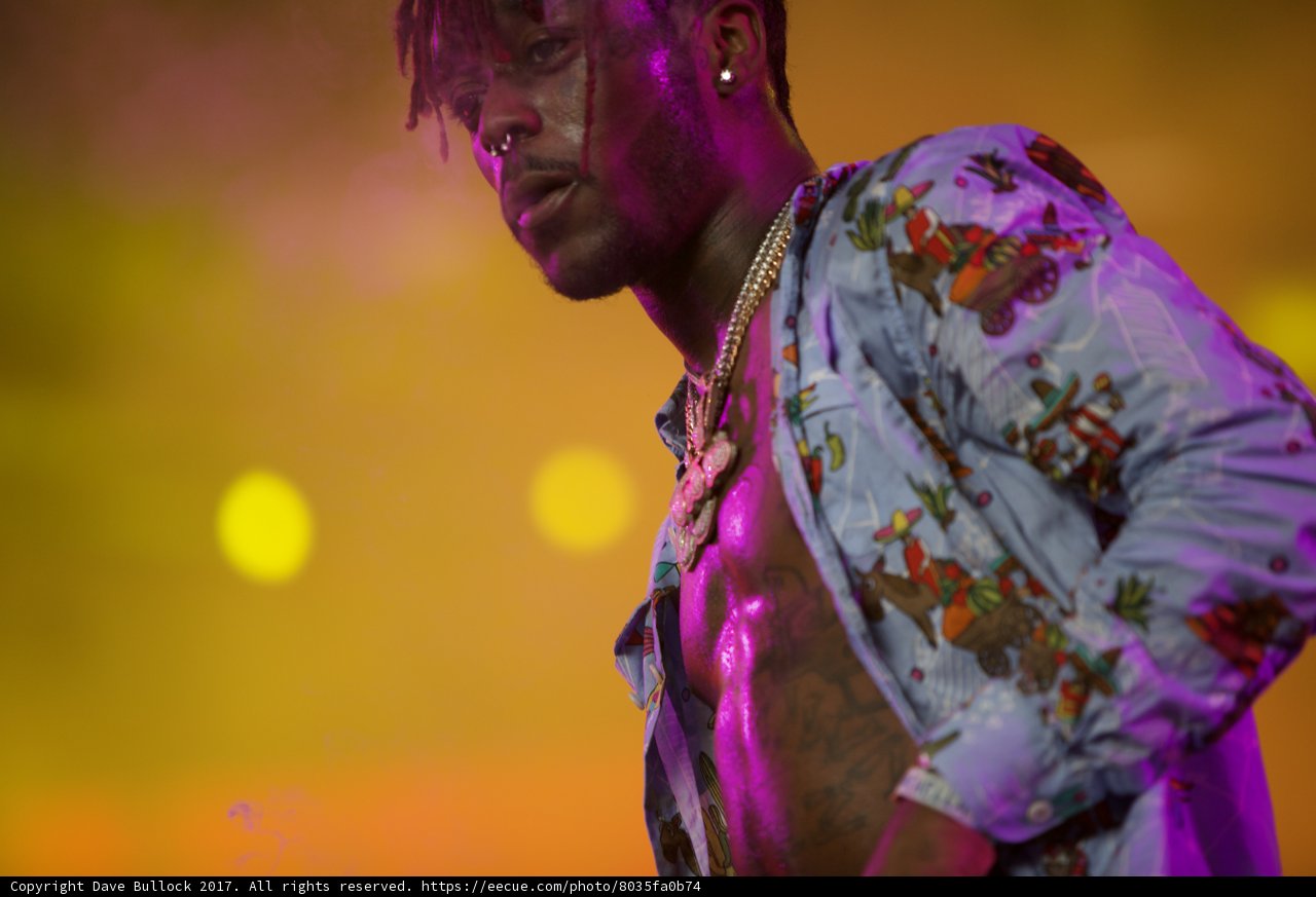 Lil Uzi Vert Rocks Coachella in Floral Shirt and Tattoos