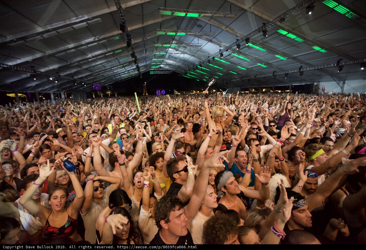 Coachella's Urban Concert Crowd