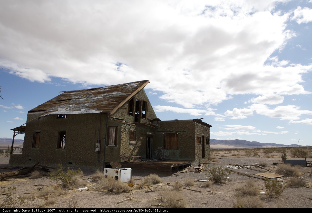 Lonely Hut in the Desert