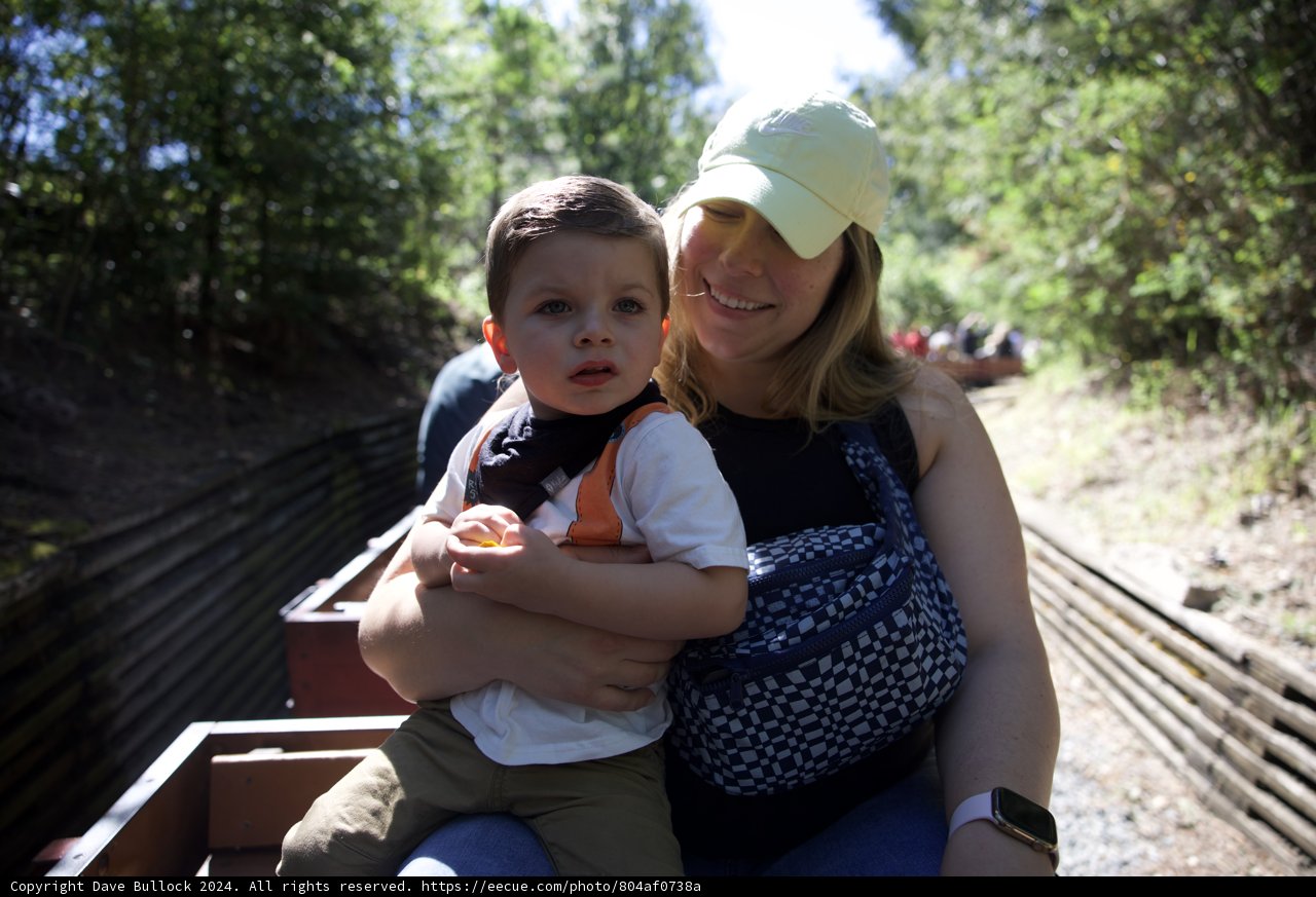 Sunshine and Smiles on the Tilden Train Ride