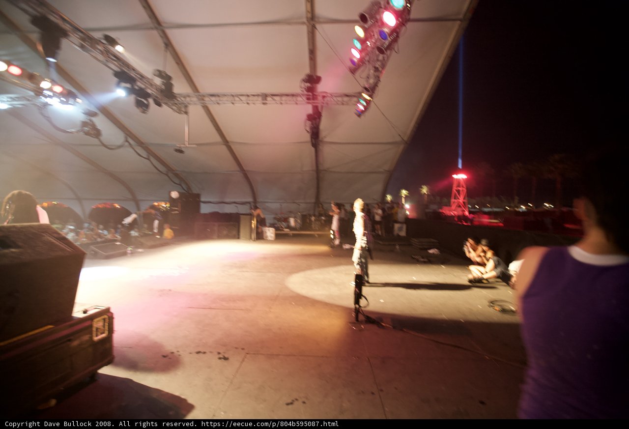 Nighttime Performance: A Crowd on Stage