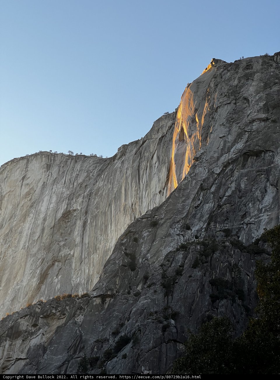 Sun-Kissed Yosemite Mountain