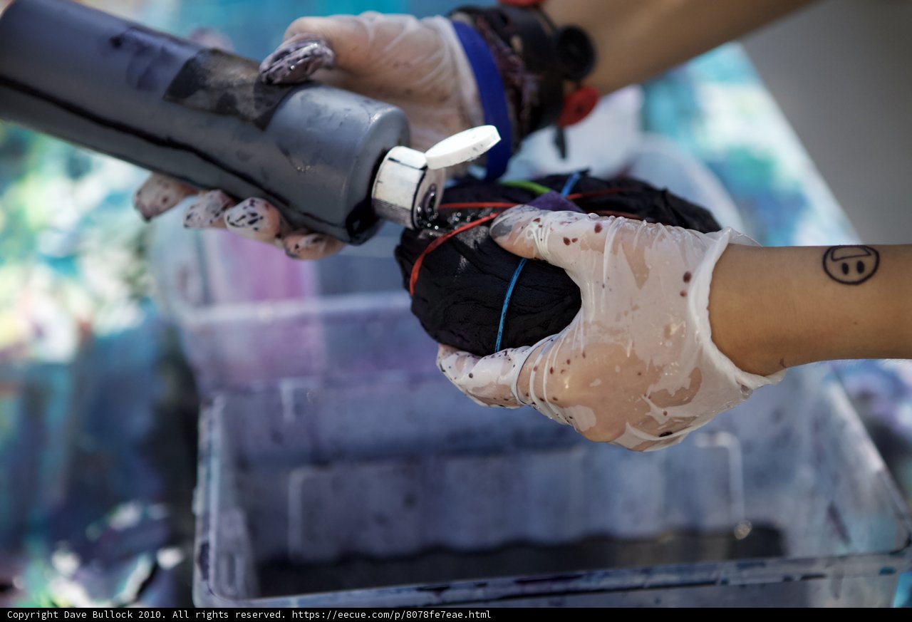The Artist in Gloves