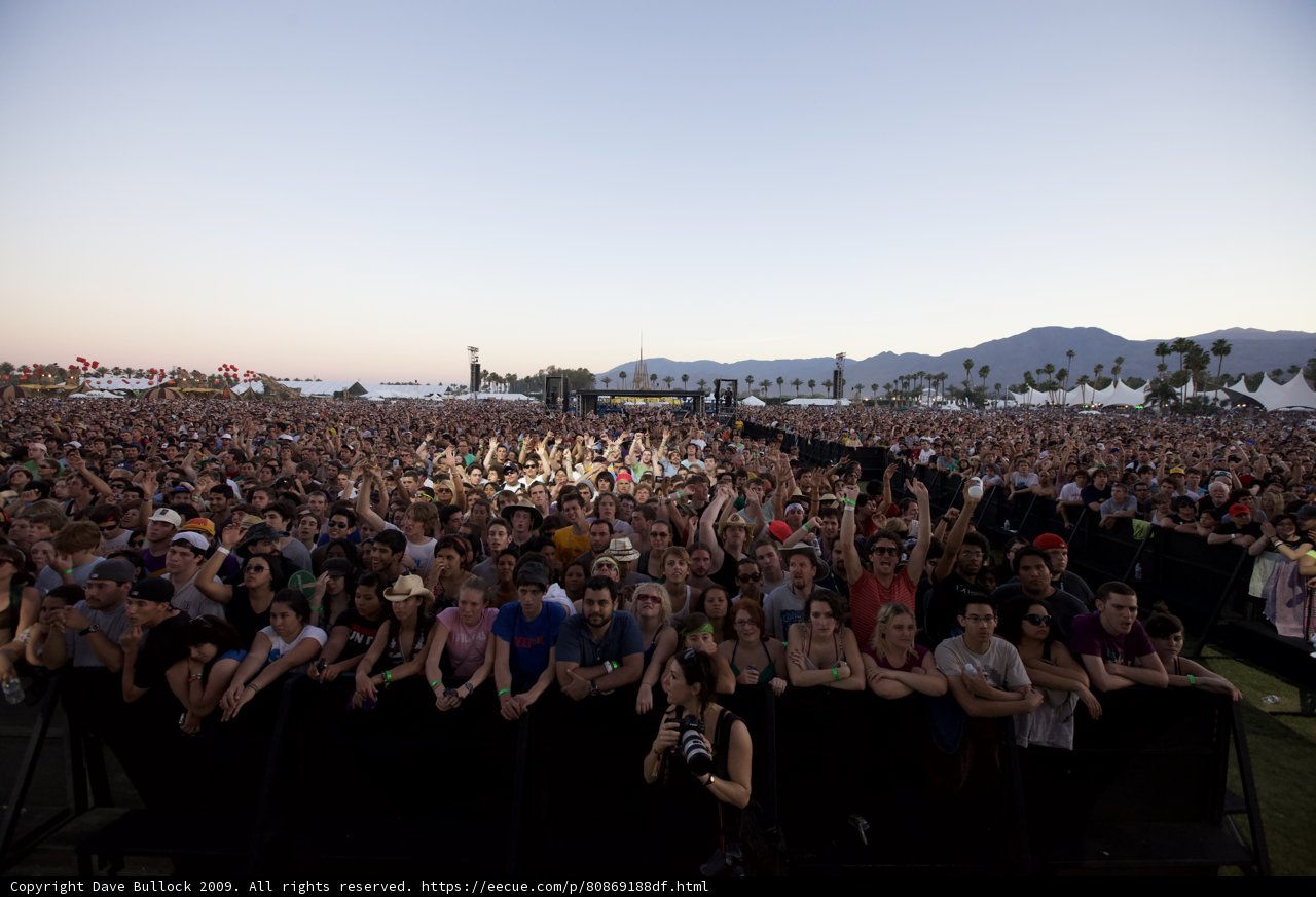 Coachella 2009 Music Festival Crowd