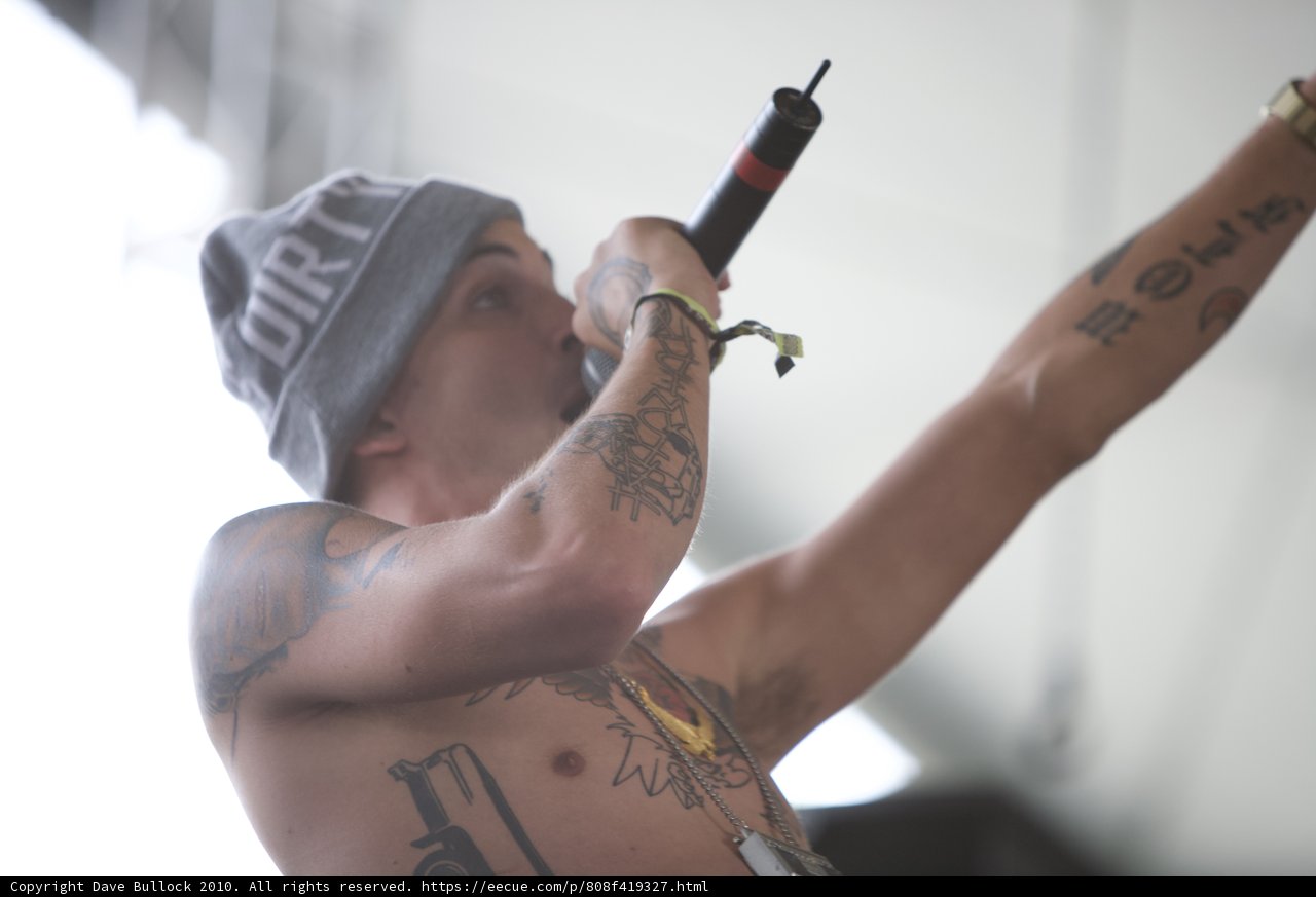 Inked Up Singer on Coachella Stage