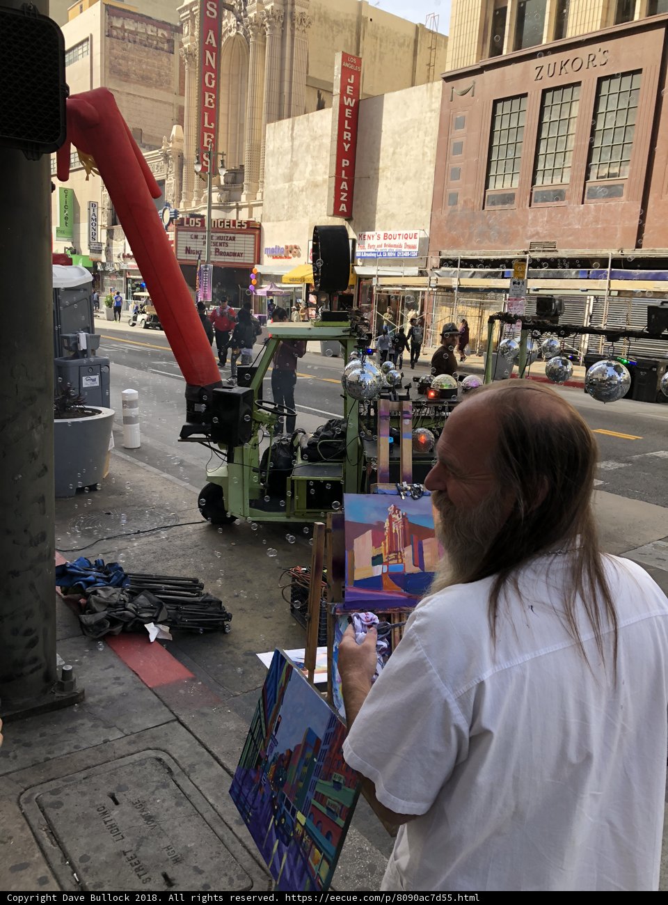Street Artist at Work