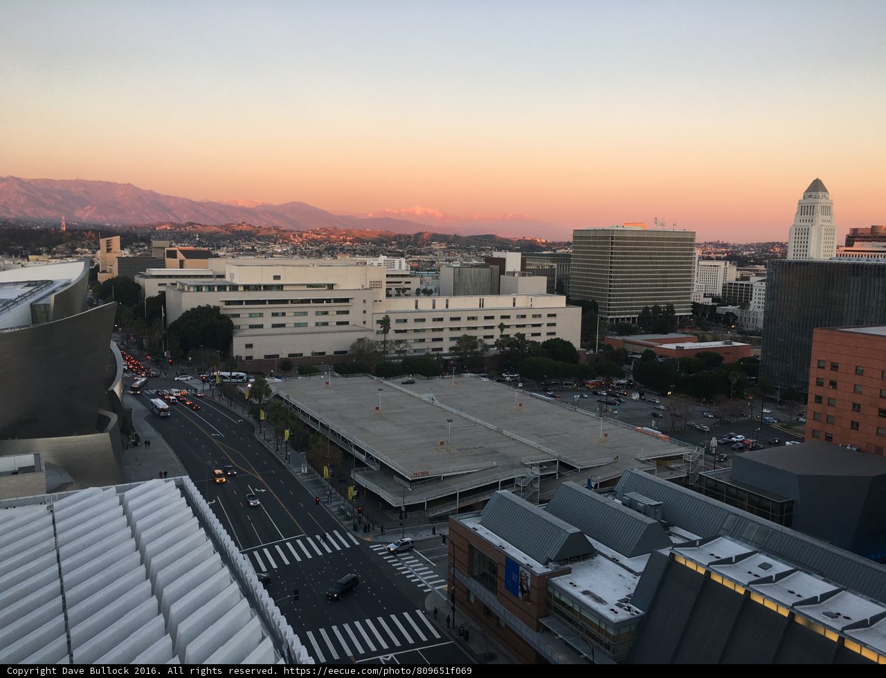 Sunset over the Cityscape