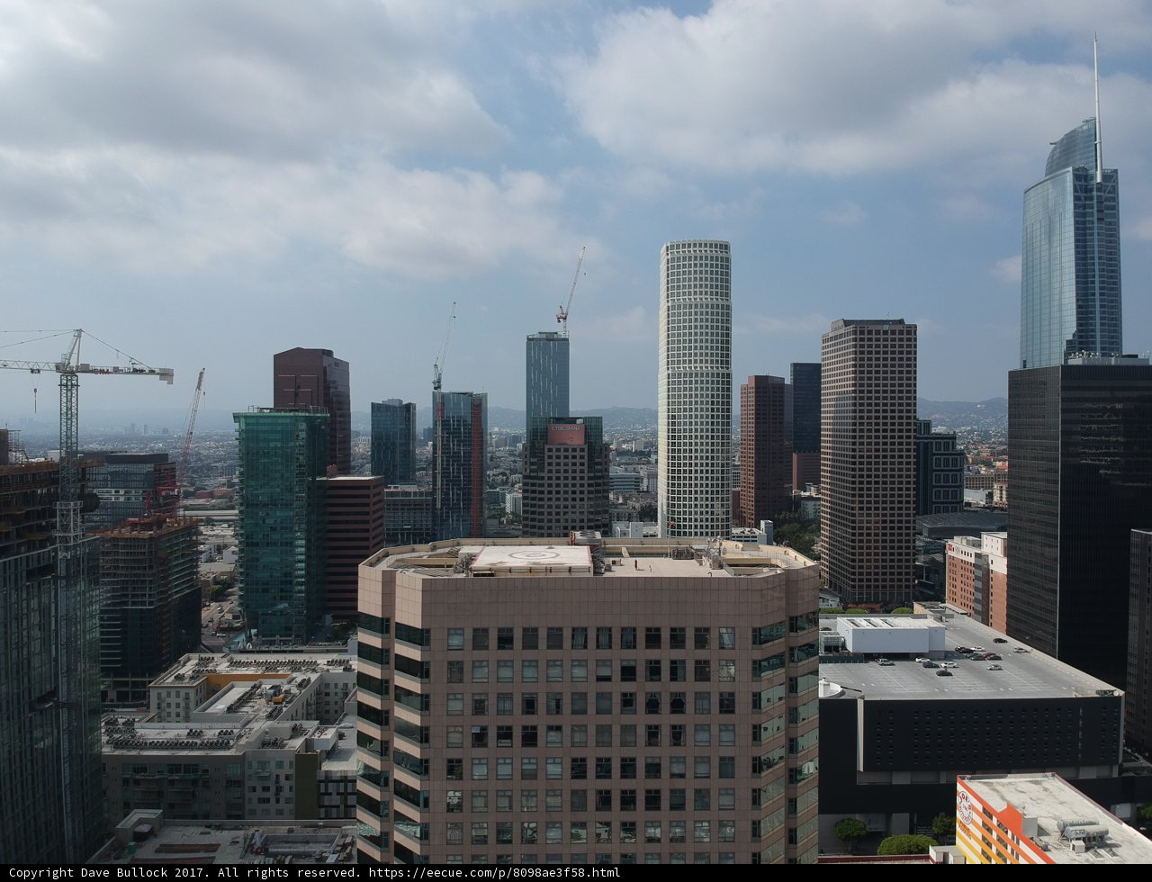 A Bird's Eye View of LA's Metropolitan Skyline