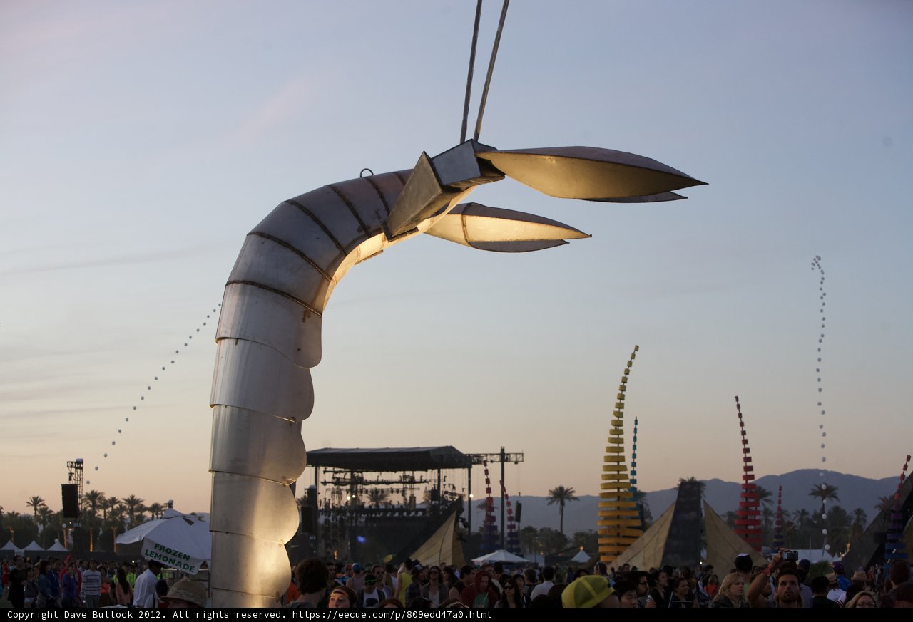 Massive Metal Crab at Coachella