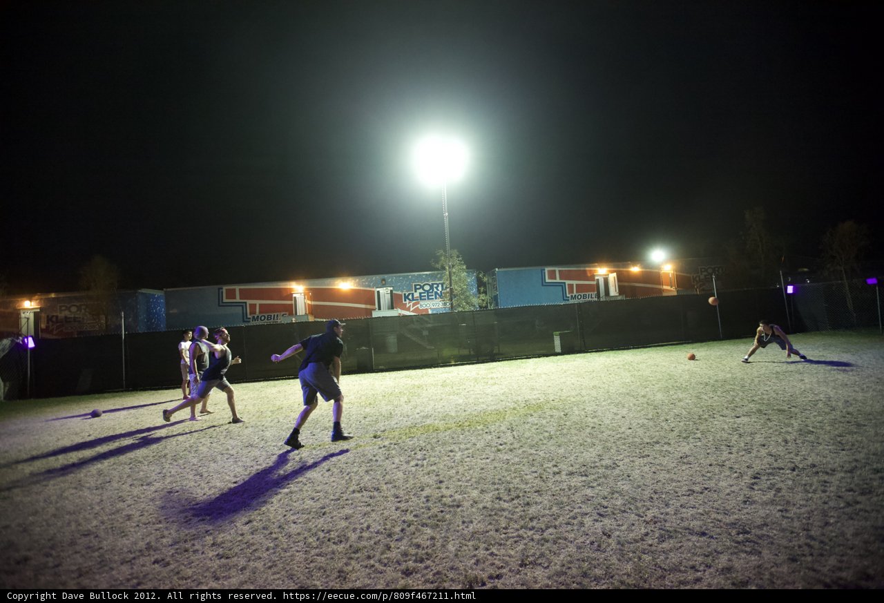 Nighttime Frisbee Fun