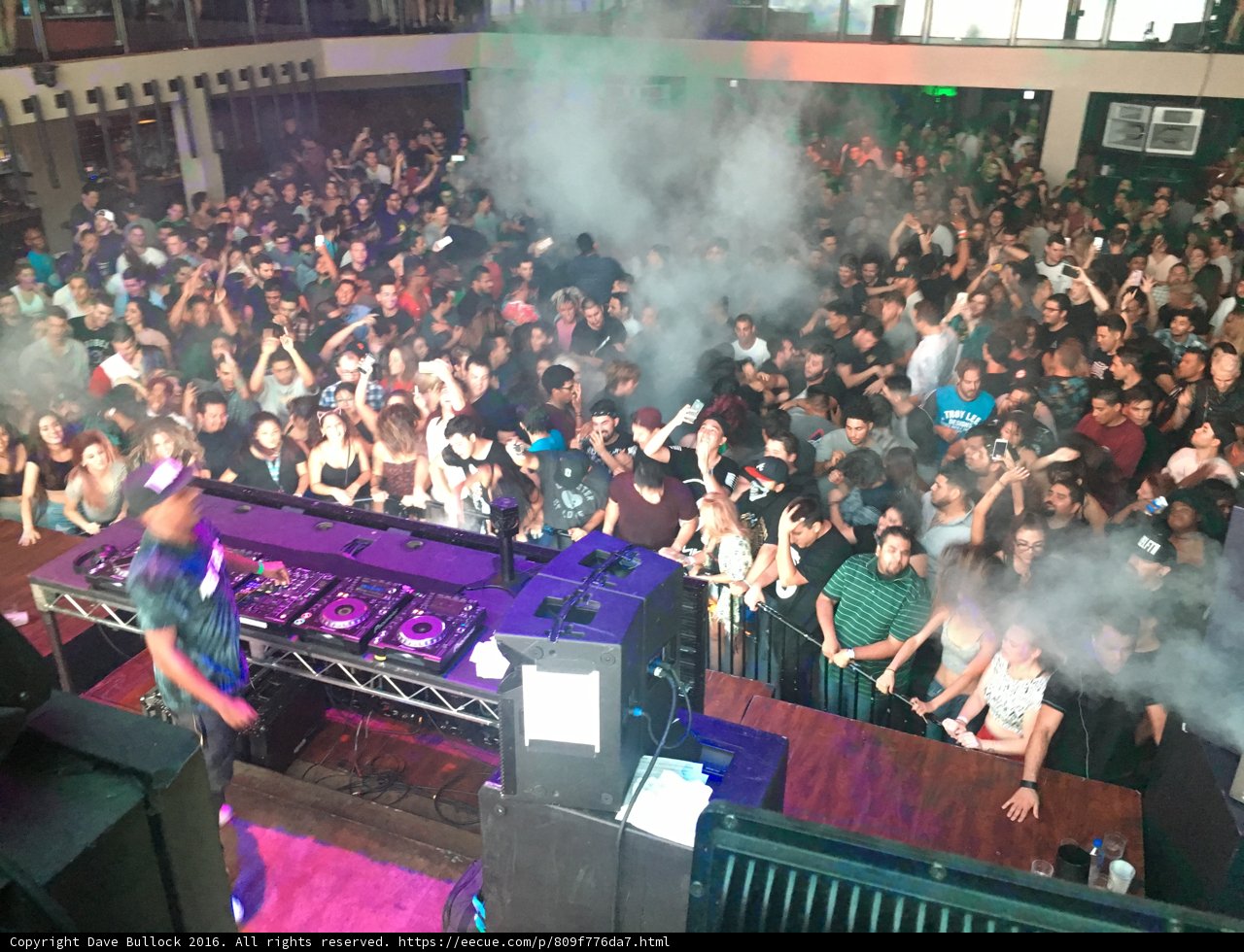 Smoke and Sounds Fill the Night Club