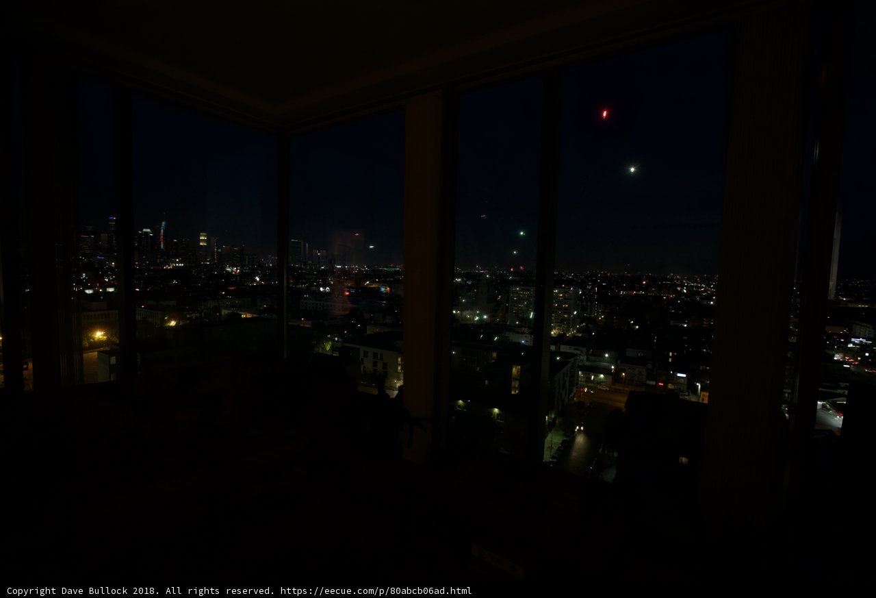 City Nightscape from the Window