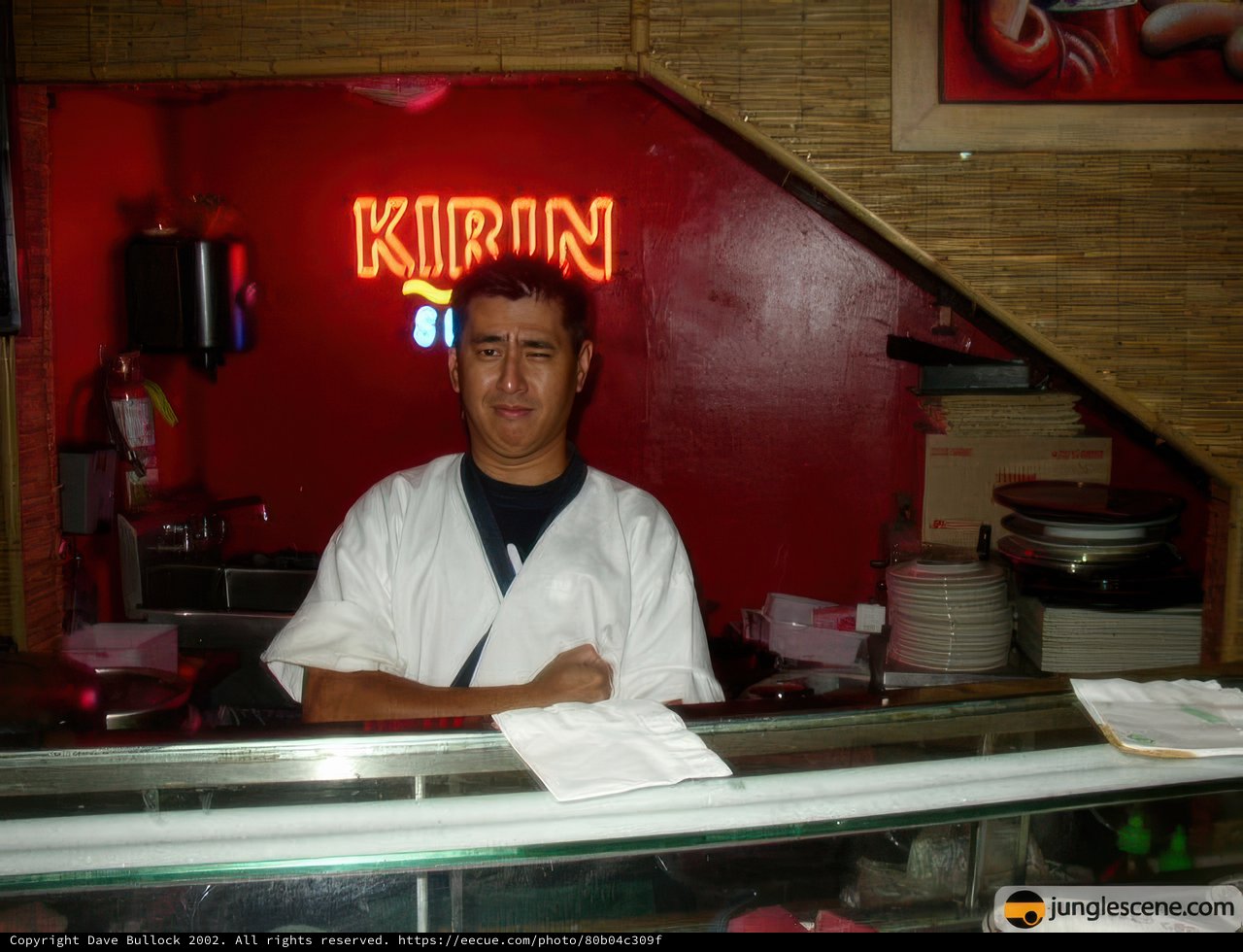 Sushi Chef at Work
