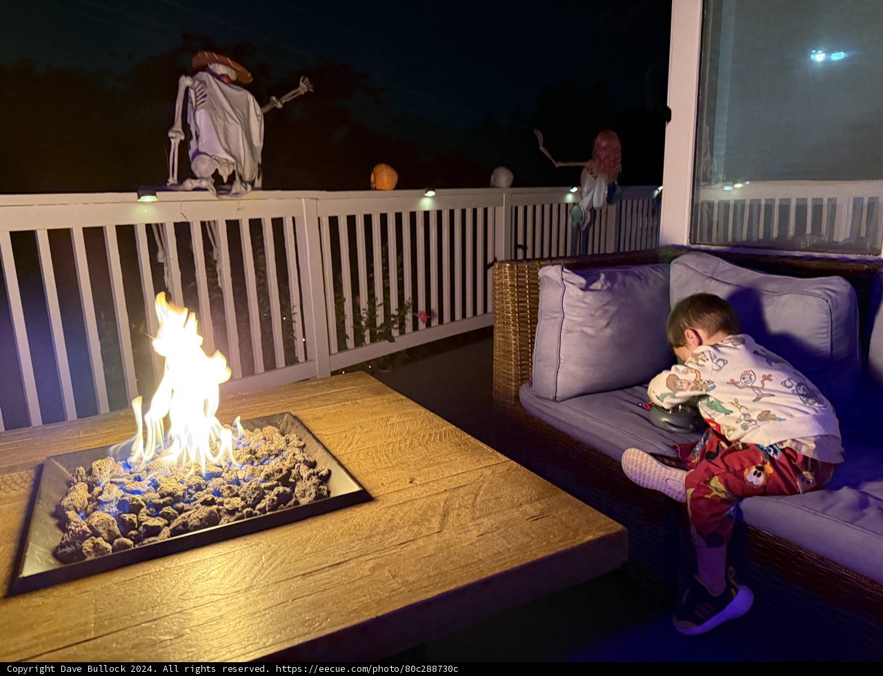 Cozy Evening by the Fire