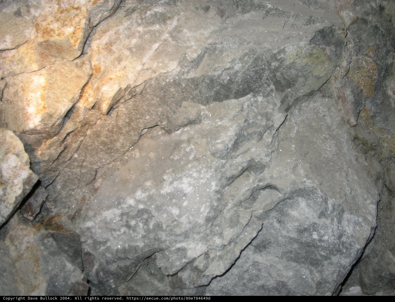 Illuminated Rock Wall