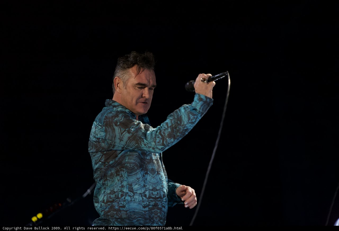 Morrissey Takes the Stage at Coachella 2009