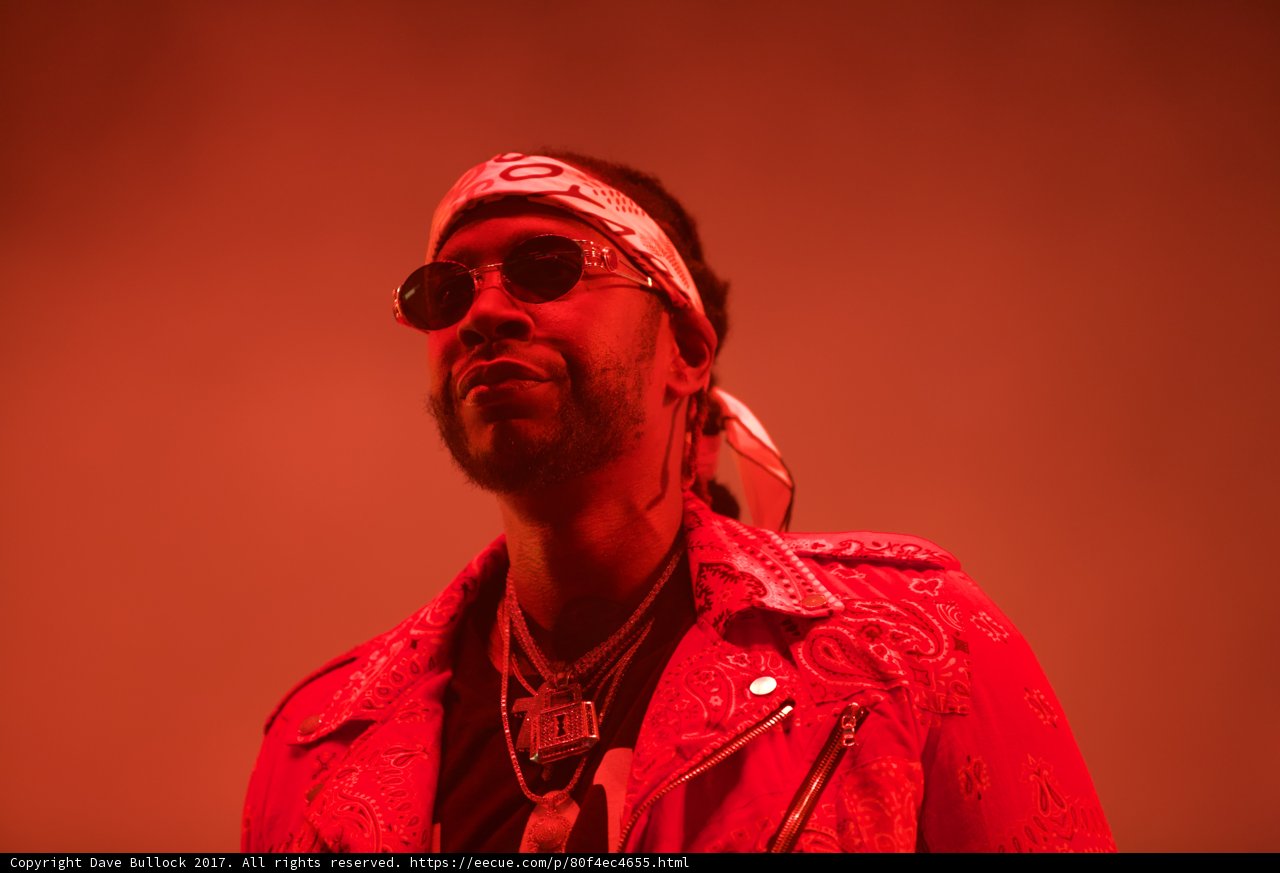 Red Jacket and Shades with 2 Chainz