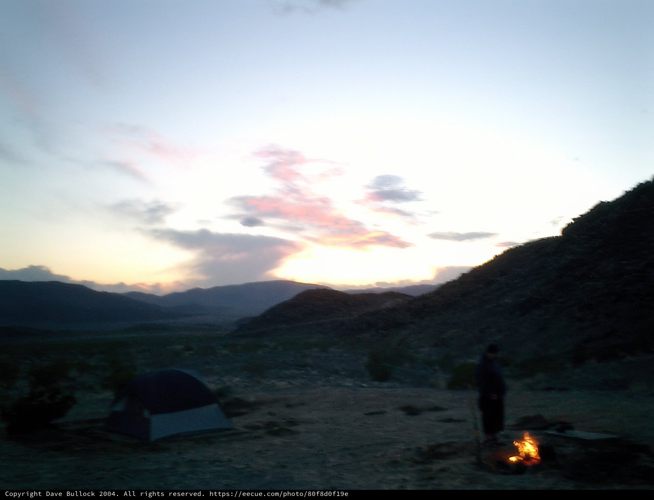 Sunset Camping