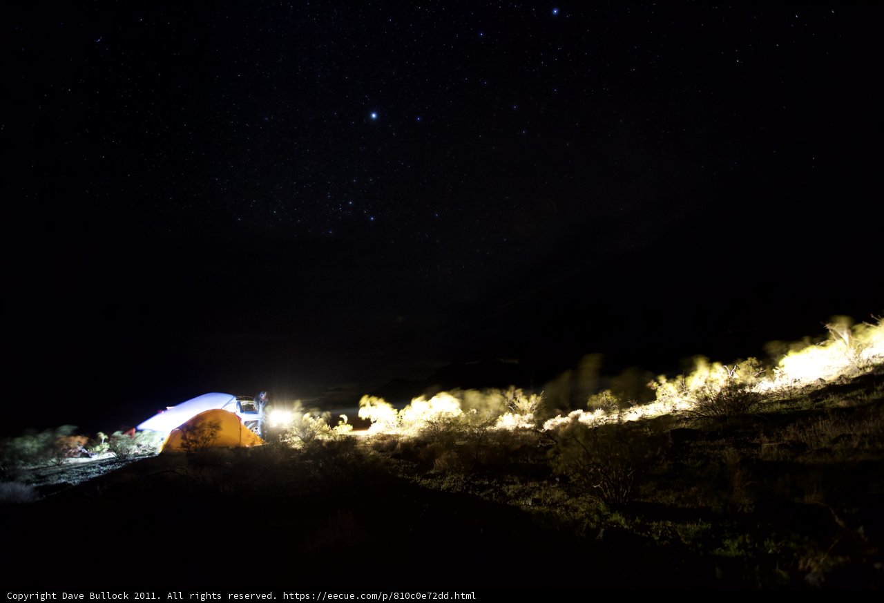 Under the Starry Night Sky