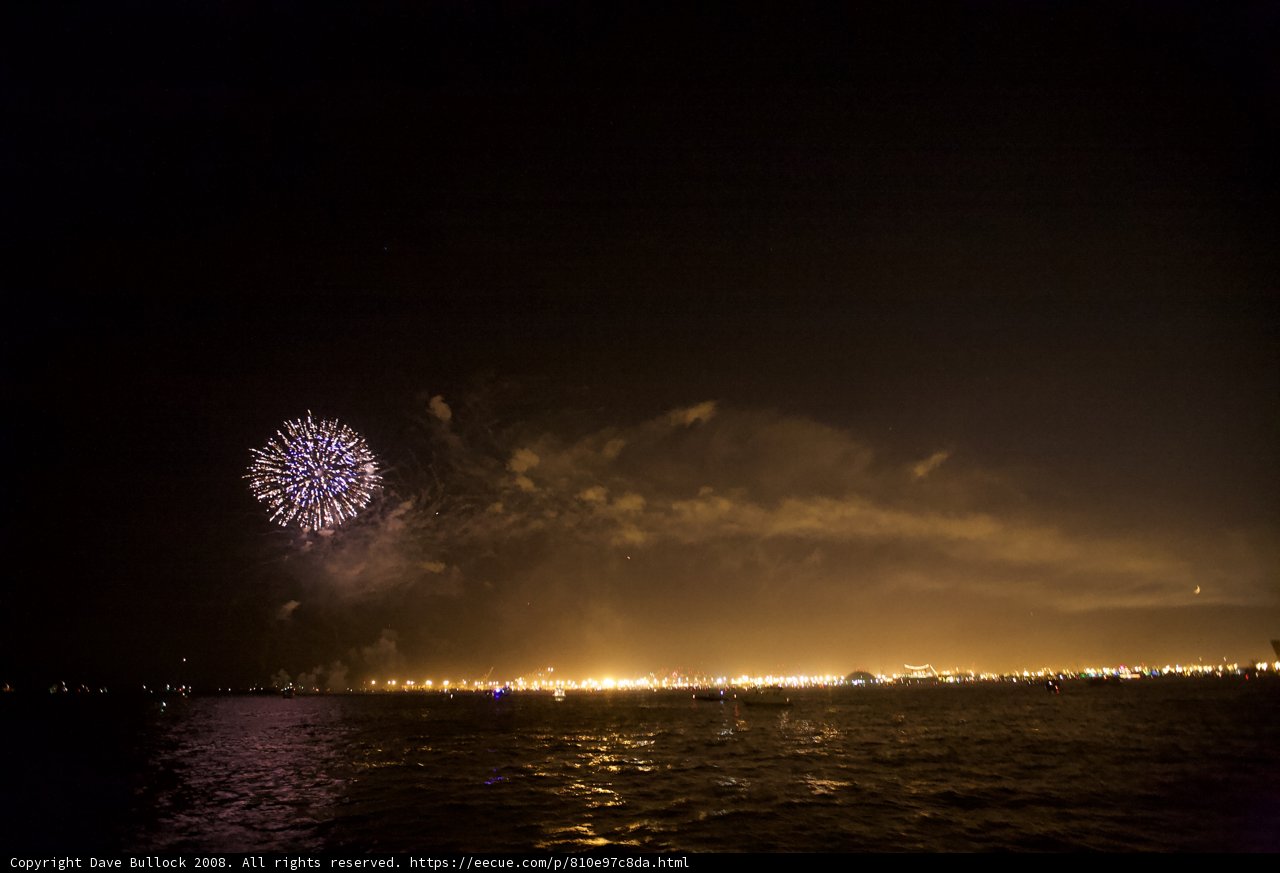 Awe-Inspiring Fireworks Spectacle Over San Francisco Bay