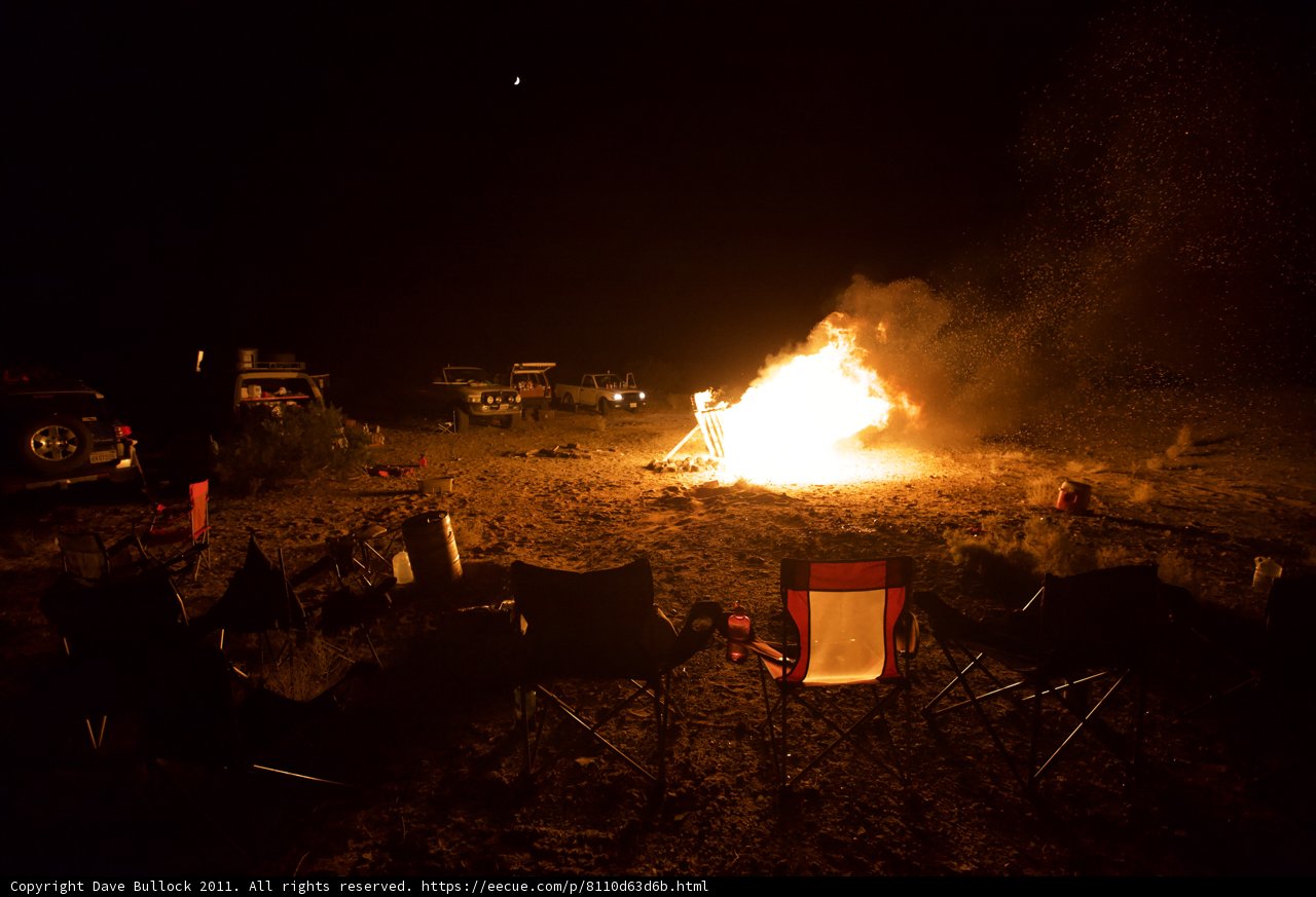 Desert Bonfire