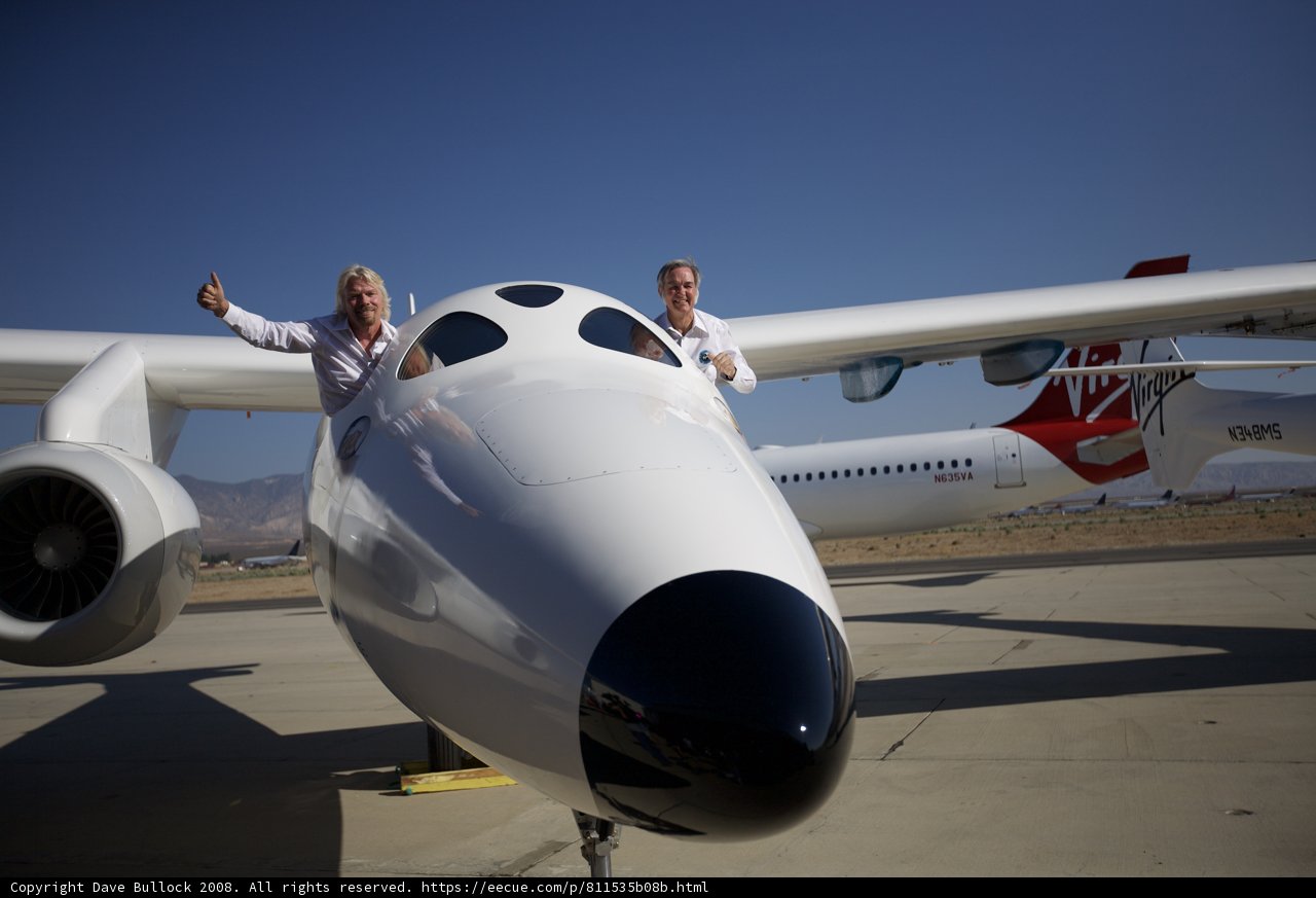 The Aviation Masters: Richard Branson and Burt Rutan on White Knight Two