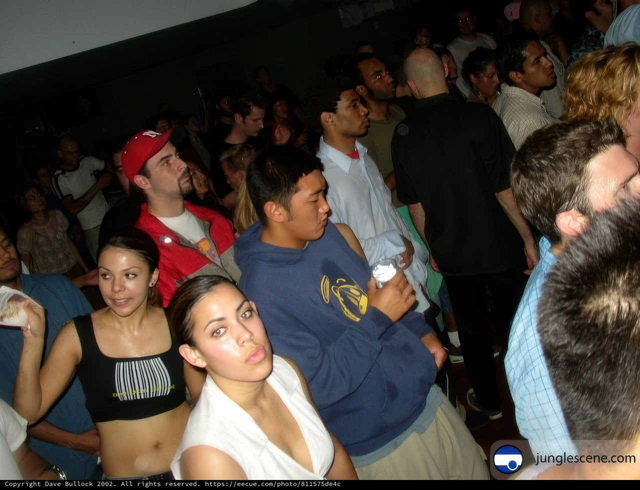 Club-goers at 2 Shoes Nightclub