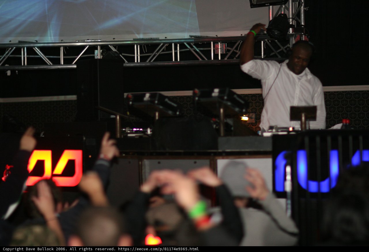 Energized Deejay at Bass Rush Nightclub