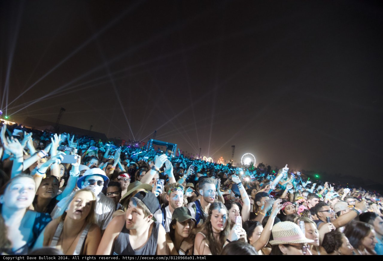 Hands Up in the Music Festival Crowd