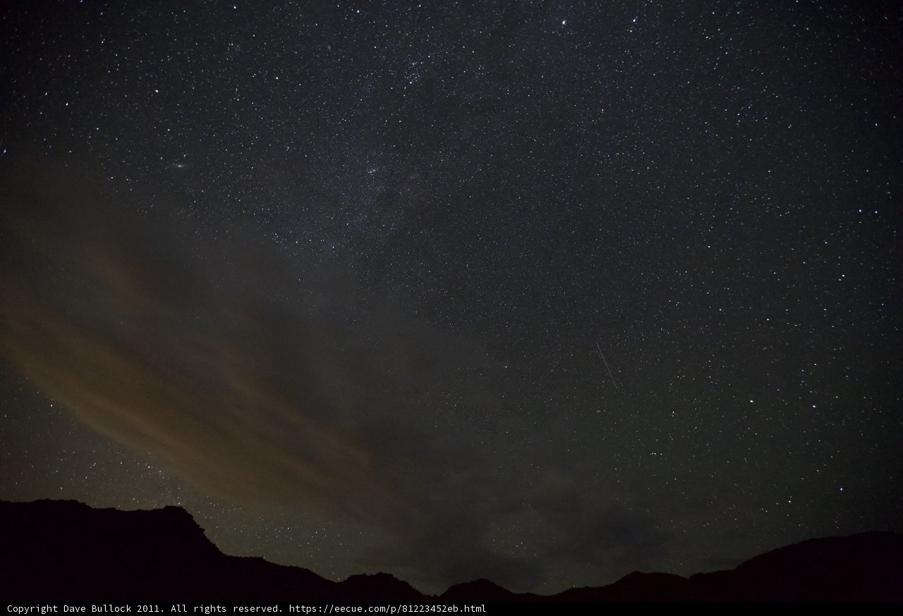 Starry Desert Night