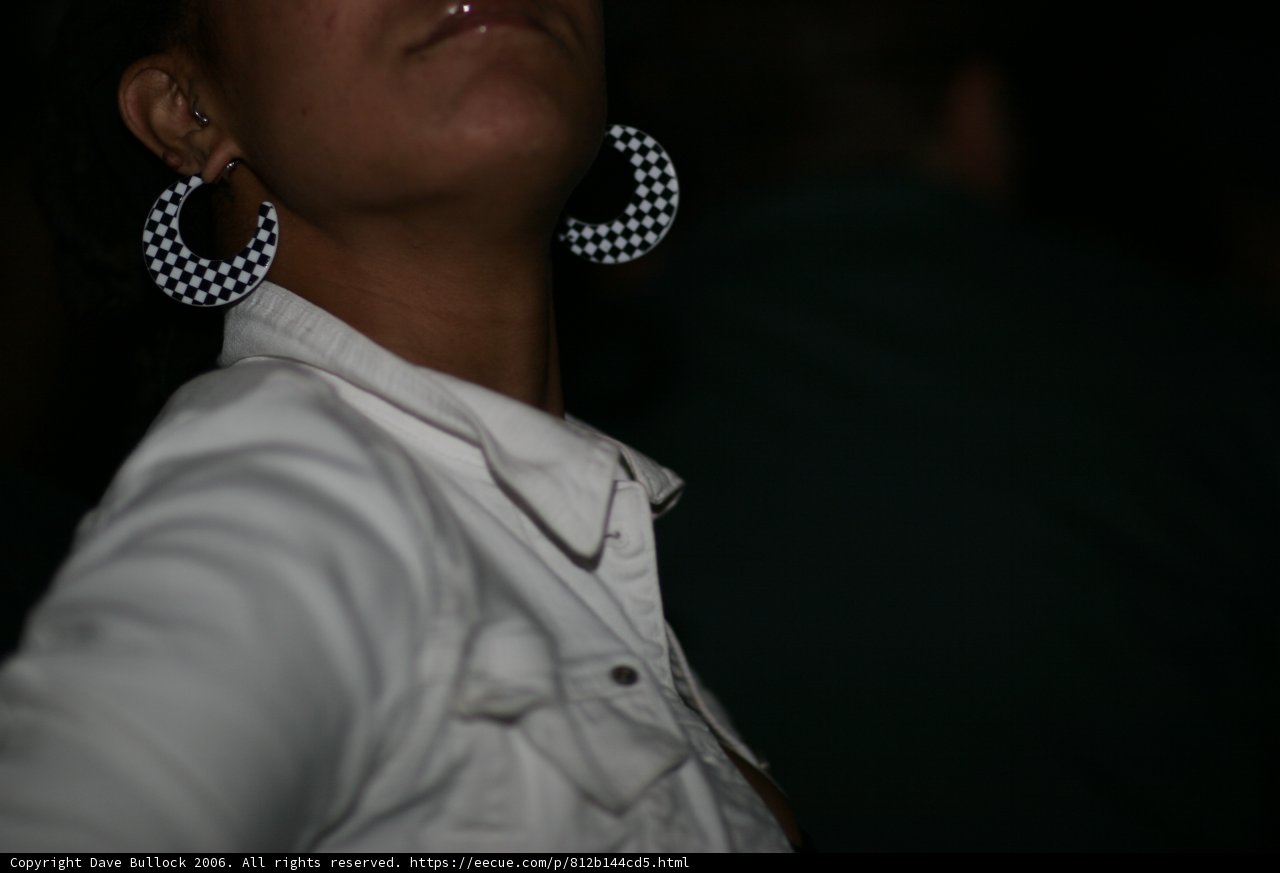 Checkmate: The White Shirt and Checkered Earrings